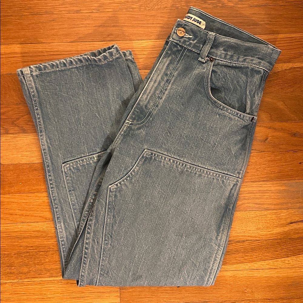 Rudy Jude Pale Indigo Utility Jeans - size 3